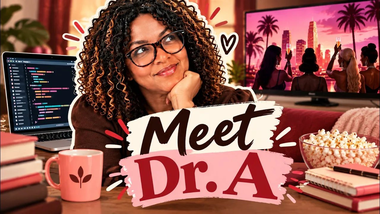 Video thumbnail: Meet Dr. A, coding, coaching, and reality TV